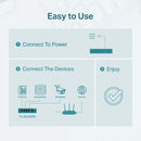 TP-Link 5-port Gigabit Easy Smart Switch with 4-port PoE+ - Grey
