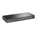 TP-Link 28-port Gigabit Easy Smart Switch with 24-port PoE+ - Grey