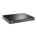 TP-Link JetStream 28-port Gigabit L2 Managed Switch with 24-port PoE+ - Grey