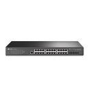 TP-Link JetStream 24-port Gigabit L2+ Managed Switch with 4 10G SFP+ Slots - Grey