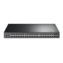 TP-Link JetStream 52-port Gigabit L2+ Managed Switch with 48-port PoE+ - Grey
