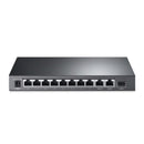 TP-Link 8-port 10/100Mbps + 3-port Gigabit Desktop Switch with 8-port PoE+ - Grey