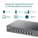 TP-Link 8-port 10G Desktop/Rackmount Switch - Grey