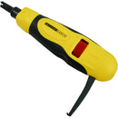 Vertical Cable Impact Punchdown Tool with 110/88/66 Blade - Yellow