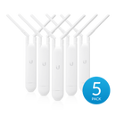 Ubiquiti UniFi Wi-Fi 5 802.11ac Mesh Indoor/Outdoor 2.4/5GHz AP - 5-pack - White