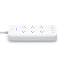 Ubiquiti UniFi SmartPower 6-outlet Power Strip with 4 USB-C Ports - White