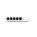 Ubiquiti UniFi Switch Flex Mini 5-Port Managed Gigabit Ethernet Switch Powered by 802.3af/at PoE or 5V, 1A USB-C Power Adapter - White
