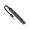 Veho TA-3 USB-A to 4-port USB-A Mini Hub - Black