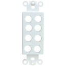 HomeWorx Decora 8 Connector Wall Plate - Single