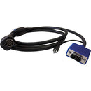 ZeeVee Hydra 1.8-meter (6-ft) DIN to VGA with 3.5-mm Analog Audio - Black