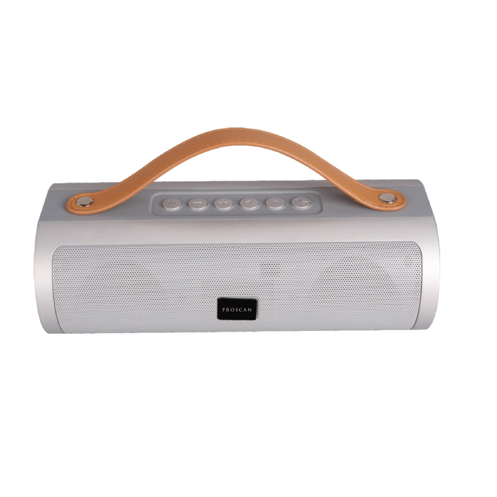 Proscan True Wireless Bluetooth Speaker with Flame LED Lights & FM