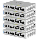 Ubiquiti UniFi 8-port Gigabit Compliant Managed Switch with 4-port PoE - 60-watt - 5-pack - Grey