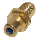HomeWorx Decora RCA Female to F Female Connector Single - Blue