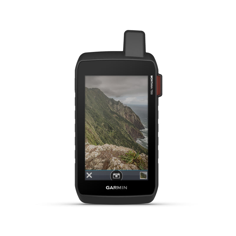 Garmin Montana 750i Rugged GPS Touchscreen Navigator with inReach Technology and 8 Megapixel Camera - Black