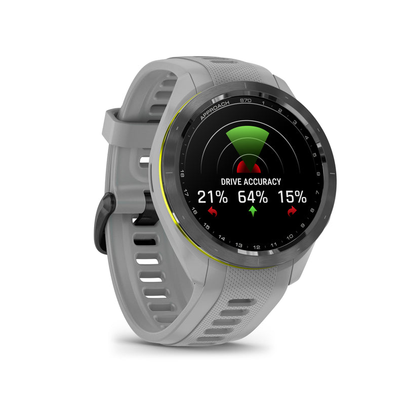 Garmin Approach® S70 1.2-in AMOLED Display Premium GPS Golfing Smartwatch - 42-mm - Grey