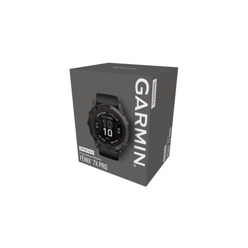 Garmin fēnix® 7X Pro Sapphire Solar Edition GPS Smartwatch and Fitness Tracker - Black