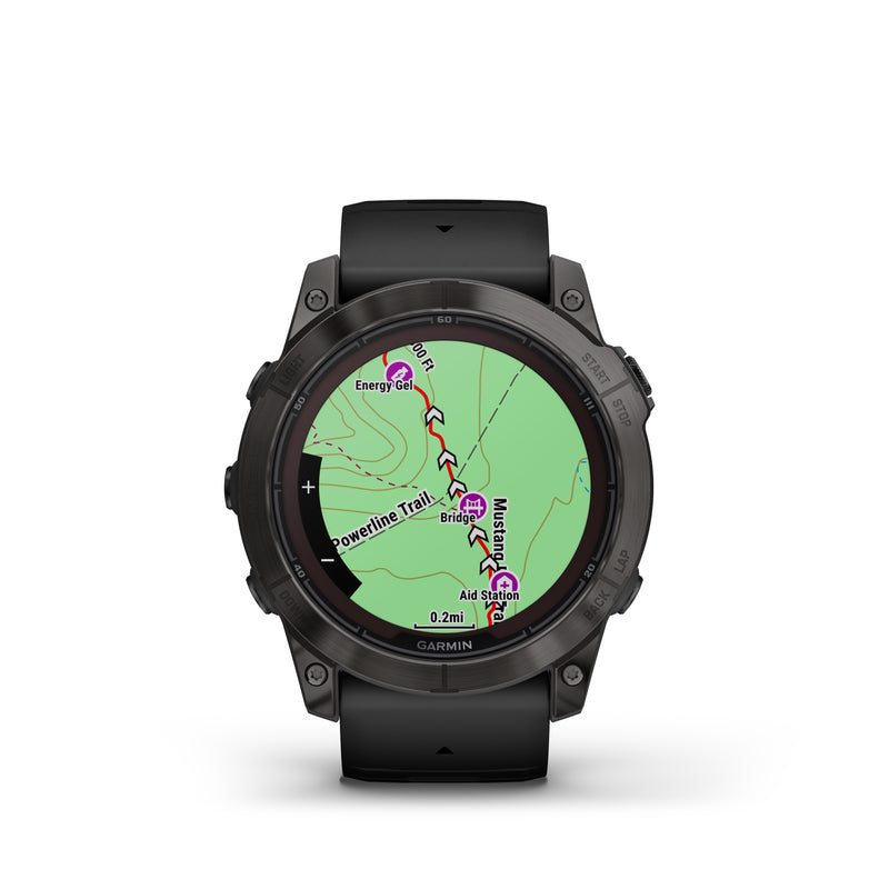 Garmin fēnix® 7X Pro Sapphire Solar Edition GPS Smartwatch and Fitness Tracker - Black