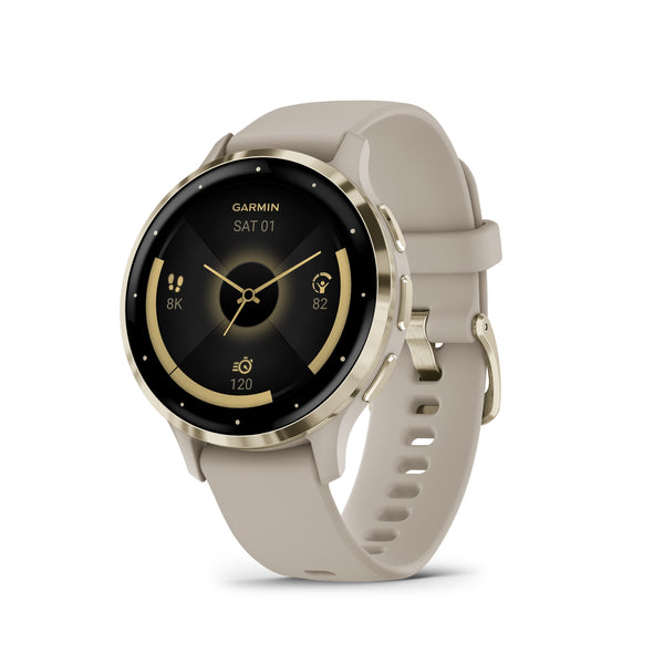 Garmin Venu 3S GPS Smartwatch and Fitness Tracker - French Grey