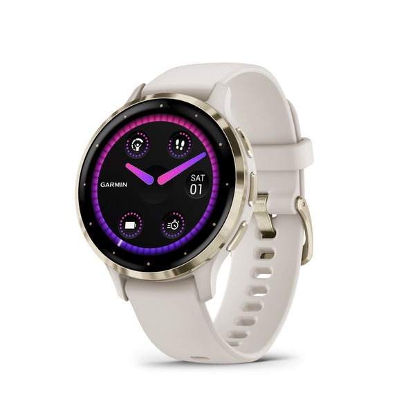 Garmin Venu 3S GPS Smartwatch and Fitness Tracker - Ivory