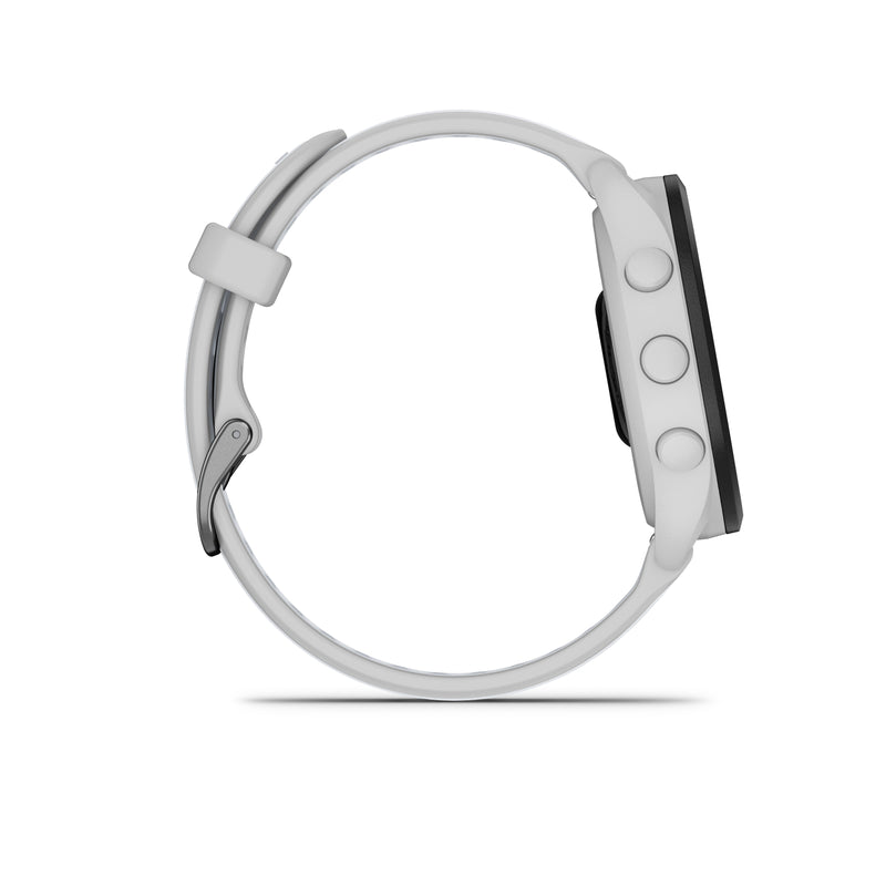 Garmin Forerunner 165 Music GPS Running Smartwatch and Fitness Tracker with Heart Rate - Mist Grey/Whitestone