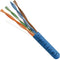 Vertical Cable 350-MHz Plenum 24AWG UTP FT6 Cat5e Cable - 304.8-meter (1000-ft) Pull Box -  Blue