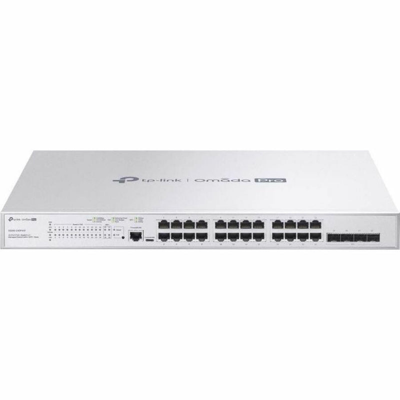 TP-Link Omada Pro 24-Port PoE+ Gigabit L2+ Managed Switch with 4 SFP+ Slots