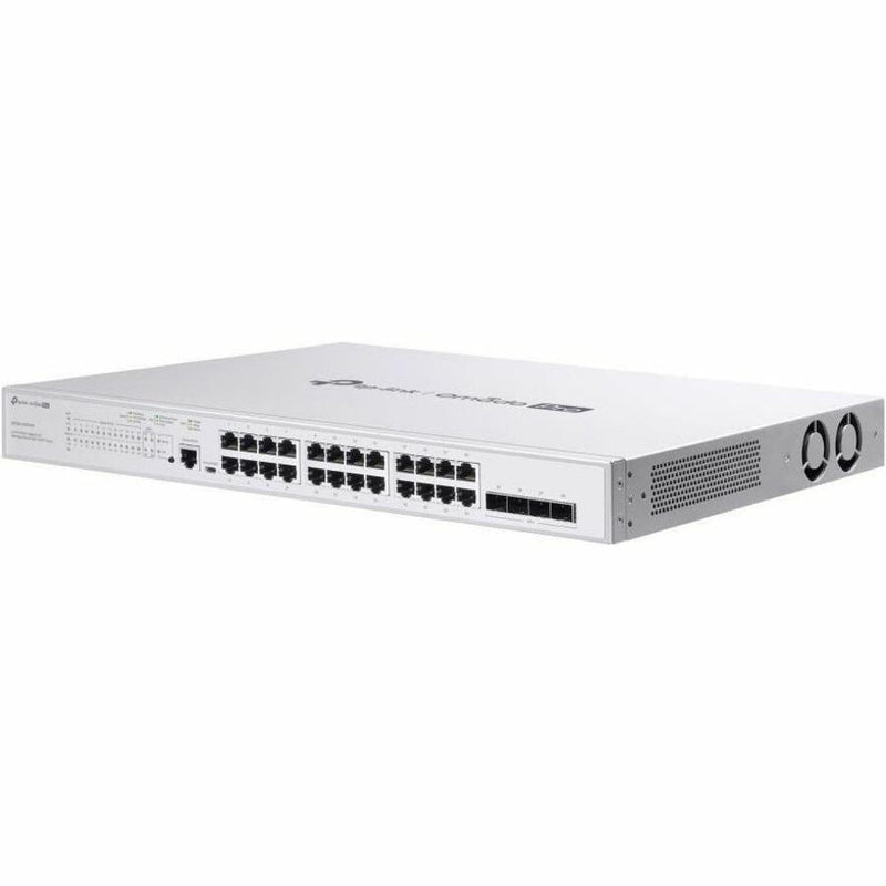 TP-Link Omada Pro 24-Port PoE+ Gigabit L2+ Managed Switch with 4 SFP+ Slots