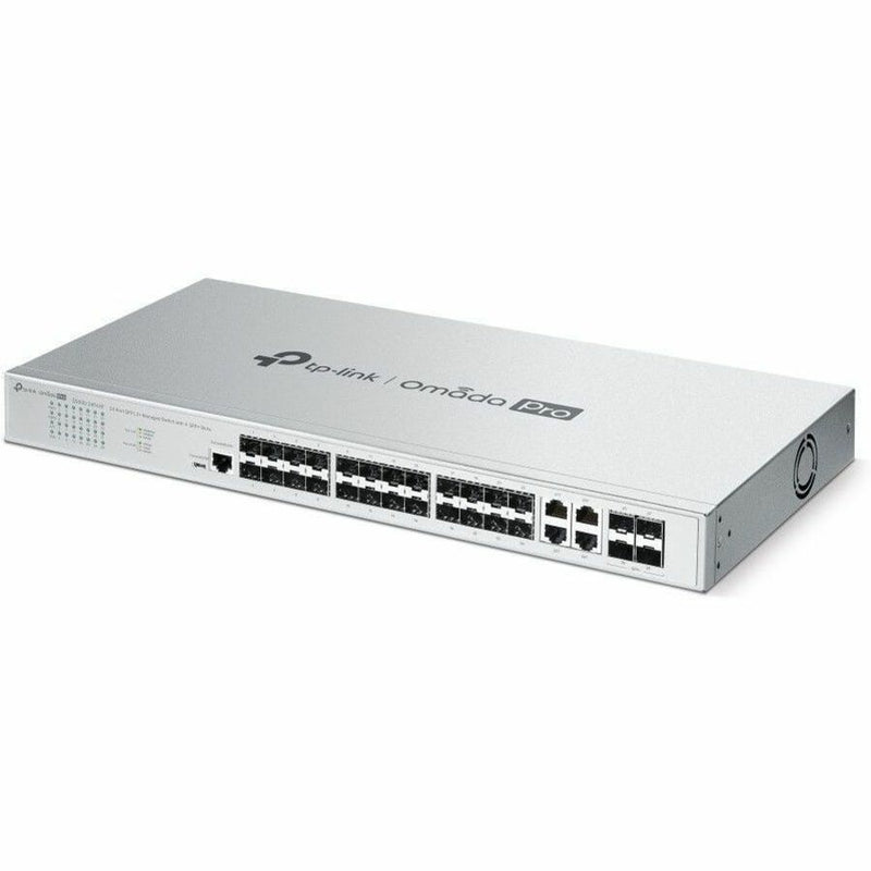 TP-Link Omada Pro 24-Port SFP L2+ Managed Switch with 4 SFP+ Slots