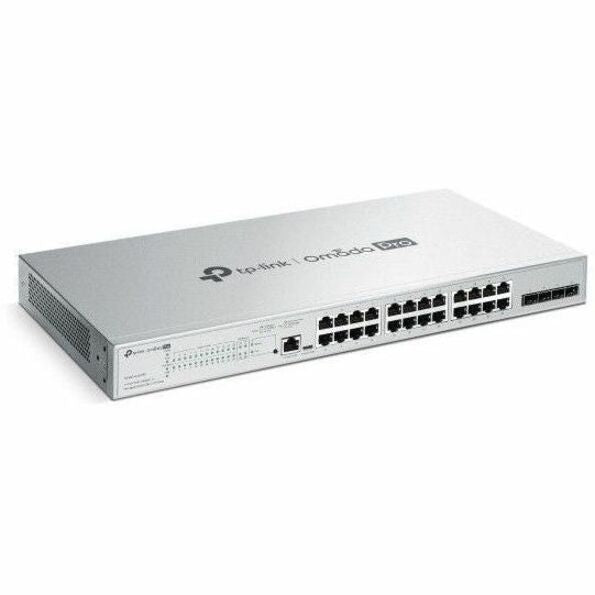 TP-Link Omada Pro 24-Port PoE+ Gigabit L2+ Managed Switch with 4 SFP Slots