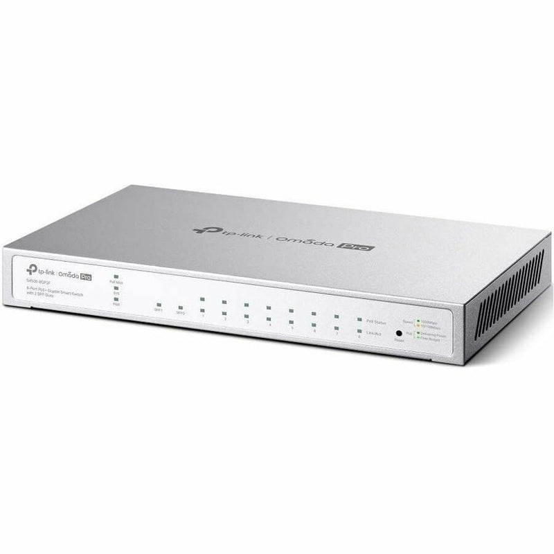 TP-Link Omada Pro 8-Port PoE+ Gigabit Smart Switch with 2 SFP Slots