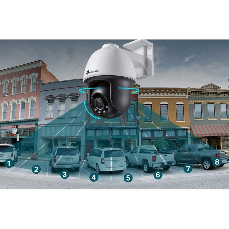 TP-Link VIGI 4MP Outdoor Full-Color Pan Tilt Network Camera