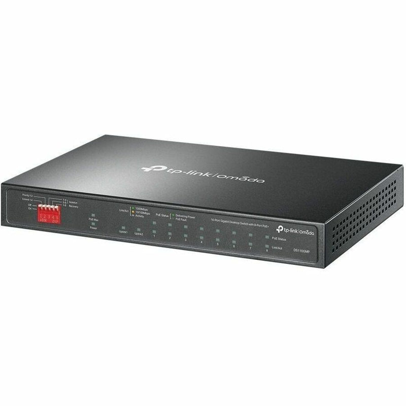 TP-Link Omada 10-Port Gigabit Unmanaged Desktop Switch with 8-Port PoE+