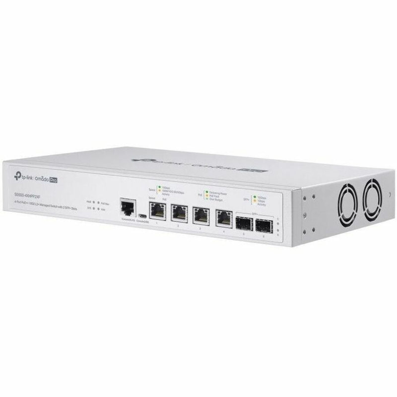 TP-Link  Omada Pro 4-Port PoE++ 10GE L2+ Managed Switch with 2 SFP+ Slots