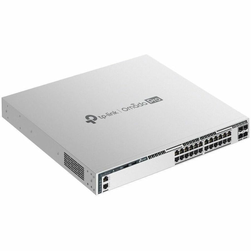 TP-Link Omada Pro 24-Port Gigabit Stackable L3 Managed Switch with 4 10G Slots