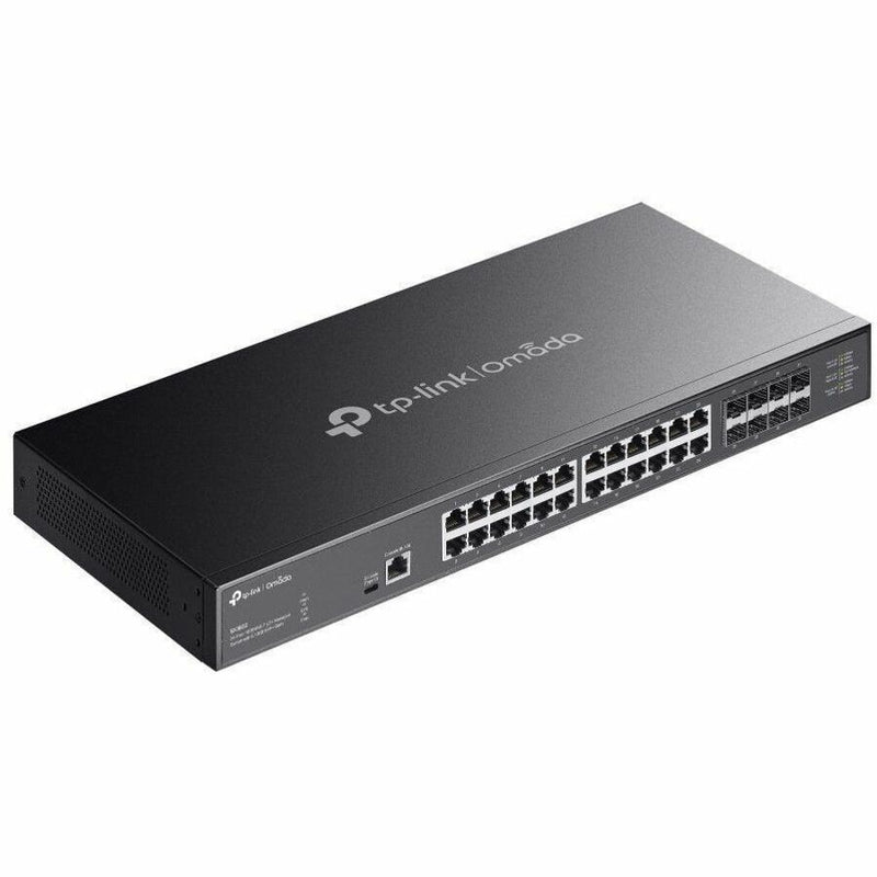TP-Link Omada 24-Port 10GBASE-T L2+ Managed Switch with 8 10GE SFP+ Slots