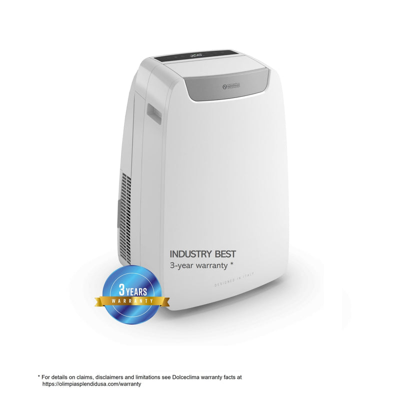 Olimpia Splendid Dolceclima Air Pro 14 HP Smart Wi-Fi 13,000 BTU (9,500 SACC) 115-volt 4-in-1 Portable Air Conditioner/Heater with 3 Years Warranty - White