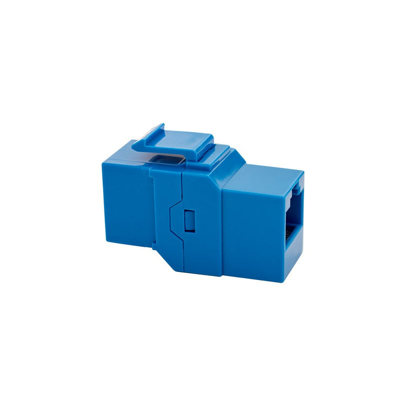 Vertical Cable Cat6 Keystone Coupler - Blue