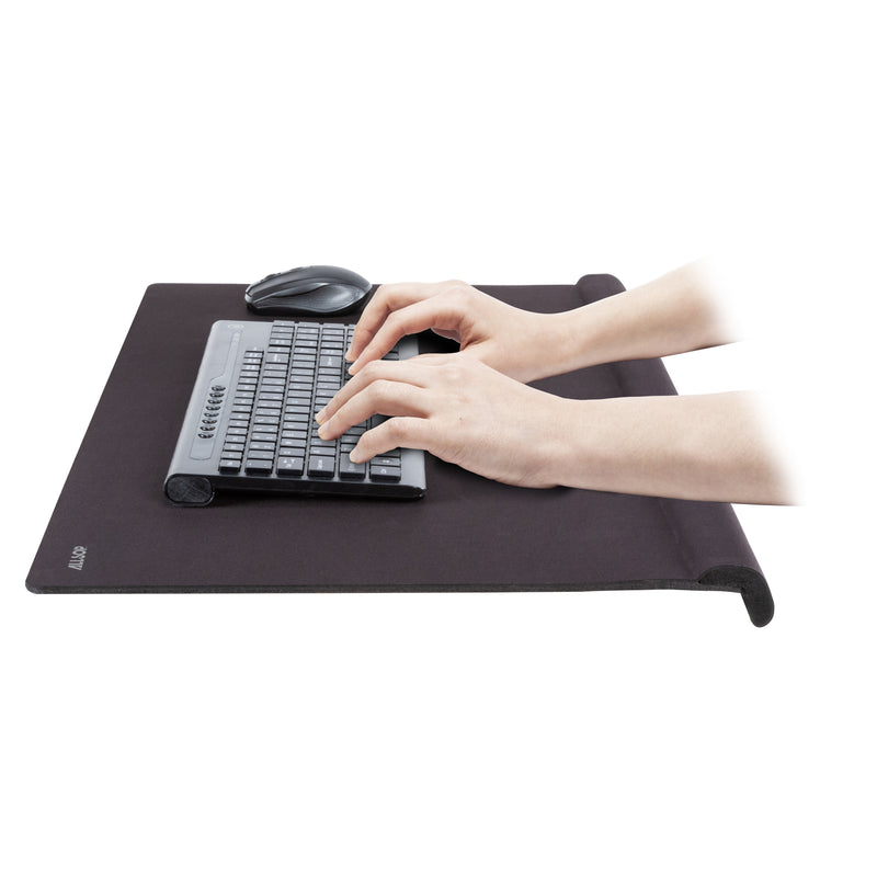 Allsop ErgoEdge Deskpad with Wrist Rest - Black