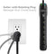 360 Electrical Suite+ 6-Outlet Surge Strip with Rotating Plug and 2.43-meter (8-ft) Cord - Black