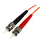 StarTech Multimode Duplex 50/125 OFNP Plenum LC/ST Fiber Optic Cable - 3-meter (9.8-ft) - Orange