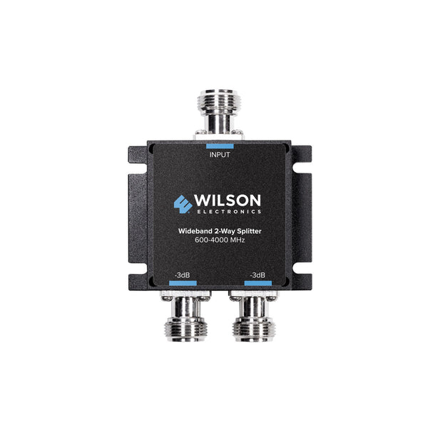 Wilson Wideband 600-4000 MHz 2-Way Splitter - Black