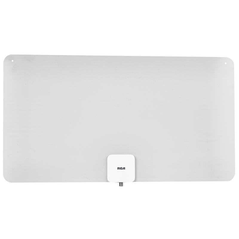 RCA Indoor Ultra-Thin XL Amplified 105-km (65-mile) Reversible HDTV Multi-Directional Antenna - Black/White