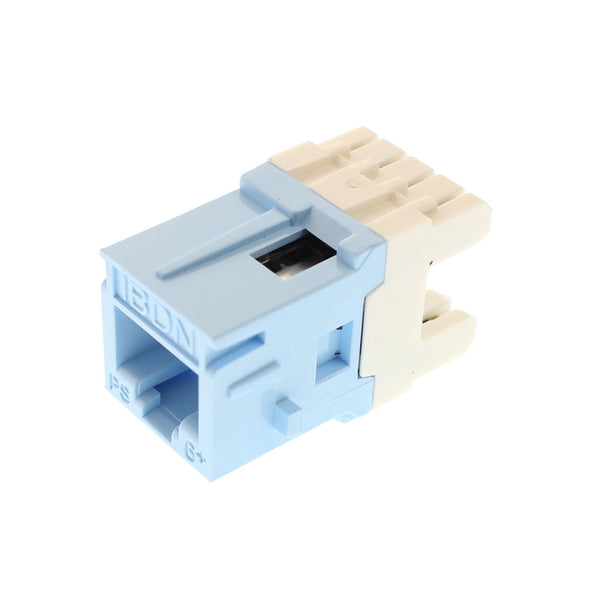 Belden CAT6+ RJ45 MDVO-Style Modular Jack - 10-pack - Blue