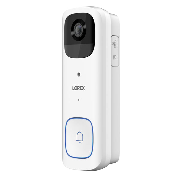 Lorex 2K Battery-Operated Wi-Fi Video Doorbell  - White