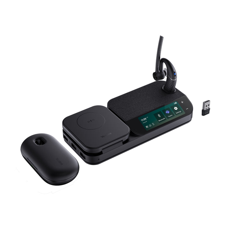 Yealink BH71 Pro Mono Bluetooth Headset with Charging Case and Workstation - Black (CALL FOR QUOTE)