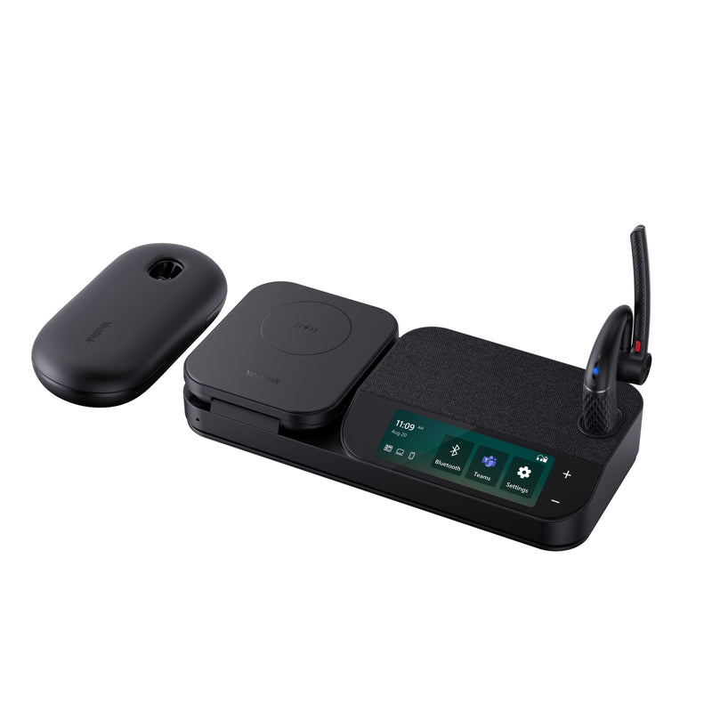 Yealink BH71 Pro Mono Bluetooth Headset with Charging Case and Workstation - Black (CALL FOR QUOTE)