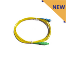 PerfectVision Simplex 2.0-mm SM Riser Fiber Optic Jumper Cable with SC/UPC-SC/APC Connectors - 5-meter (16.4-ft) - Yellow