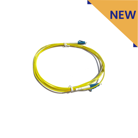 PerfectVision Simplex 2.0-mm SM Riser Fiber Optic Jumper Cable with LC/UPC-LC/UPC Connectors - 7-meter (23-ft) - Yellow