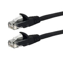 Infinite Cables RJ45 Cat6 550MHz Molded UTP CMR Riser Rated Patch Cable - 15.24-meter (50-ft) - Black