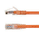 Infinite Cables RJ45 Cat6 550-MHz Clear Molded Boot Patch Cable - 4.5-meter (15-ft) - Orange